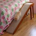 wooden ramp for dog to get on bed