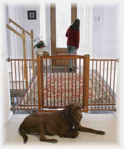 extra wide pressure mounted pet gate