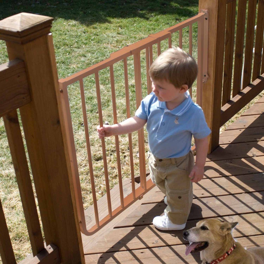 Outdoor Pet Gate for Deck